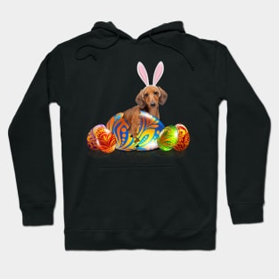 Dachshund Easter Egg Holiday Hoodie